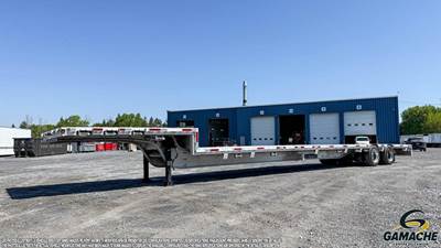 ALUTREC 53x102 Aluminum Drop Deck Trailer - Hendrickson, Fixed Axle