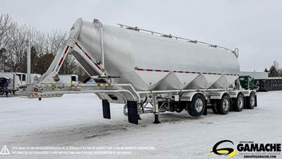 Tremcar 45x102 Tandem Axle Aluminum Dry Bulk / Pneumatic Tank Trailer - Hendrickson, Fixed Axle