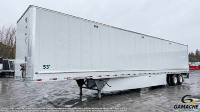 Hyundai 53 ft Dry Van Trailer - Swing Door, Hendrickson