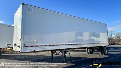 Manac 36 ft Dry Van Trailer - Swing Door, Hendrickson, Single Axle, Fixed Axle
