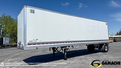 Manac 36 ft Dry Van Trailer - Swing Door, Hendrickson, Single Axle, Fixed Axle