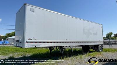 Manac 36 ft Dry Van Trailer - Swing Door, Hendrickson, Single Axle, Fixed Axle