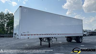 Manac 36 ft Dry Van Trailer - Swing Door, Hendrickson, Single Axle, Fixed Axle