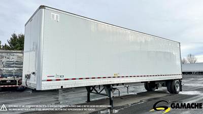 Manac 36 ft Dry Van Trailer - Swing Door, Hendrickson, Single Axle, Fixed Axle