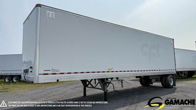 Manac 36 ft Dry Van Trailer - Swing Door, Hendrickson, Single Axle, Fixed Axle