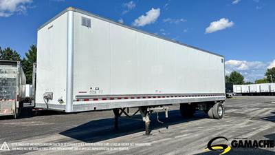 Manac 36 ft Dry Van Trailer - Swing Door, Hendrickson, Single Axle, Fixed Axle