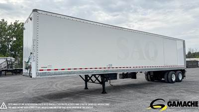 Manac 45 ft Dry Van Trailer - Roll up Door, Hendrickson, Liftgate, Fixed Axle