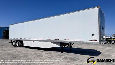 Manac 53 ft Dry Van Trailer - Swing Door, Hendrickson