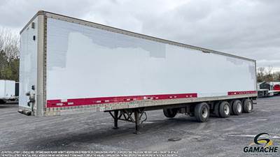 Manac 52 ft Dry Van Trailer - Swing Door, Hendrickson, Tri Axle, Fixed Axle