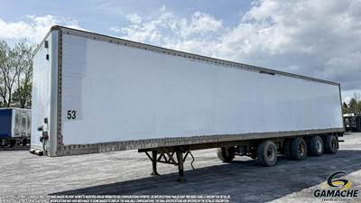 Manac 52 ft Dry Van Trailer - Swing Door, Hendrickson, Quad Axle