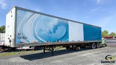 Manac 52 ft Dry Van Trailer - Swing Door, Hendrickson