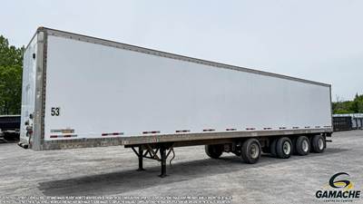 Manac 53 ft Dry Van Trailer - Swing Door, Hendrickson, Quad Axle