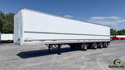 Manac 53 ft Dry Van Trailer - Swing Door, Hendrickson, Quad Axle