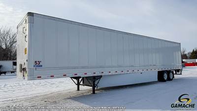 Stoughton 53 ft Dry Van Trailer - Swing Door, Hendrickson, Fixed Axle