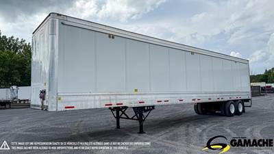 Wabash 48 ft Dry Van Trailer - Roll up Door, Hendrickson, Sliding Axle