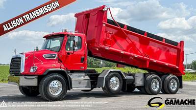 Freightliner 114SD Dump Truck - Detroit 450HP, 6 Speed Allison Rds Automatic, 20' Dump