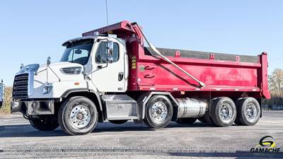 Freightliner 114SD Tri Axle Dump Truck - Cummins 430HP, 6 Speed Allison Rds Automatic