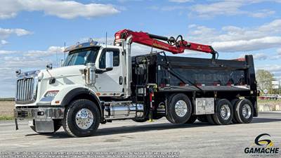 International HX Tri Axle Dump Truck - Cummins 500HP, 18 Speed Manual