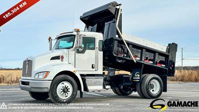 Kenworth T370 Single Axle Dump Truck - Paccar 300HP, 8Ll Manual, 11' Dump