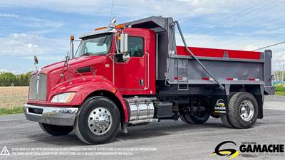 Kenworth T370 Single Axle Dump Truck - Paccar 300HP, 6 Speed Allison Rds Automatic, 13' Dump