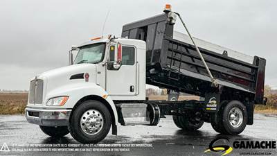 Kenworth T370 Single Axle Dump Truck - Paccar 280HP, 6 Speed Allison Rds Automatic, 13' Dump