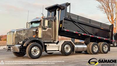 Kenworth T800 Dump Truck - Paccar 455HP, 18 Speed Manual, 19' Dump