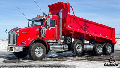 Kenworth T800 Dump Truck - Cummins 525HP, 18 Speed Ultrashift Amt, 20' Dump