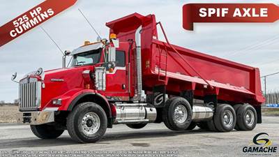 Kenworth T800 Dump Truck - Cummins 525HP, 18 Speed Ultrashift Amt, 20' Dump