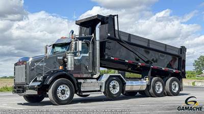 Kenworth T800 Tri Axle Dump Truck - Cummins 450HP, 6 Speed Allison Rds Automatic