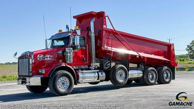 Kenworth T800 Dump Truck - Cummins 525HP, 18 Speed Ultrashift Plus Amt