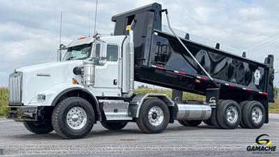 Kenworth T800 Tri Axle Dump Truck - Paccar 510HP, 6 Speed Allison Rds Automatic