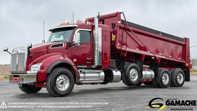 Kenworth T880 Dump Truck - Cummins 500HP, 18 Speed Amt, 20' Dump