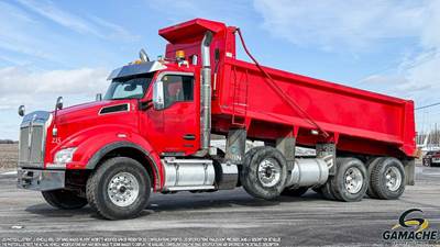Kenworth T880 Dump Truck - Cummins 525HP, 18 Speed Automatic