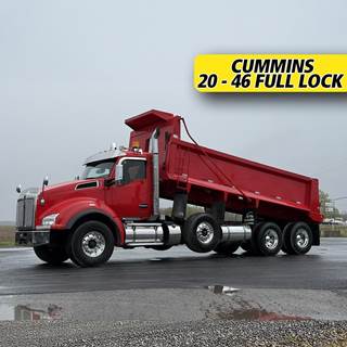 Kenworth T880 Dump Truck - Cummins 525HP, 18 Speed Automatic