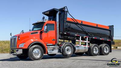 Kenworth T880 Tri Axle Dump Truck - Cummins 500HP, 6 Speed Allison Rds Automatic