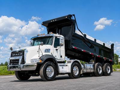 Mack Granite GU813 Tri Axle Dump Truck - MP8 425HP, 6 Speed Allison Rds Automatic