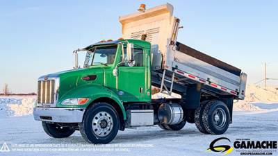 Peterbilt 337 Single Axle Dump Truck - Paccar 250HP, 6 Speed Allison Rds Automatic