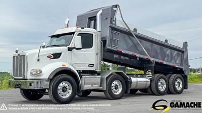 Peterbilt 567 Dump Truck - Paccar 510HP, 18 Speed Automatic