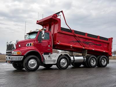 Sterling LT9500 Tri Axle Dump Truck - Mercedes-Benz 450HP, 6 Speed Allison Rds Automatic