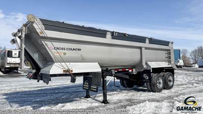 Cross Country 27 ft End Dump Trailer - Hendrickson