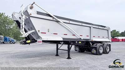 GERMANIC End Dump Trailer - Tandem Axle, Hendrickson