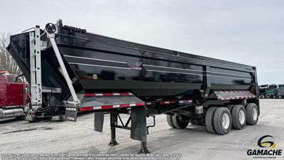 Manac 32 ft End Dump Trailer - Tri Axle, Hendrickson