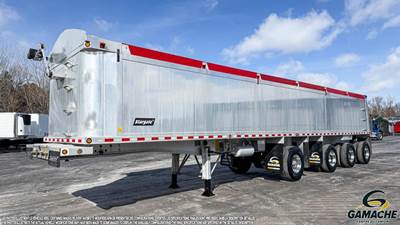Stargate 44 ft End Dump Trailer - Quad Axle, Aluminum, Hendrickson