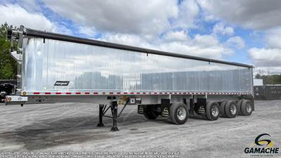 Stargate 44 ft End Dump Trailer - Quad Axle, Hendrickson