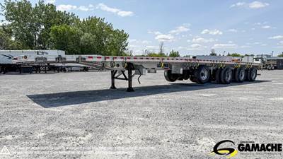ALUTREC 53x102 Quad Axle Aluminum Flatbed Trailer - Hendrickson, Fixed Axle