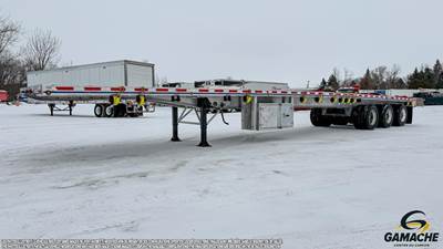 East 53x102 Tri Axle Aluminum Flatbed Trailer - Hendrickson, Fixed Axle