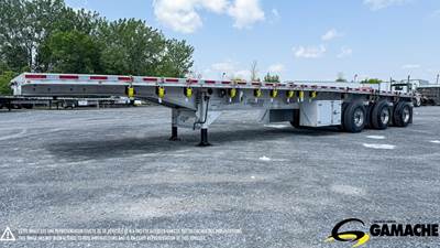 Extreme 48x102 Tri Axle Aluminum Flatbed Trailer - Hendrickson, Fixed Axle