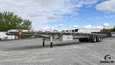 Great Dane 53x102 Aluminum Flatbed Trailer - Hendrickson, Sliding Spread Axle