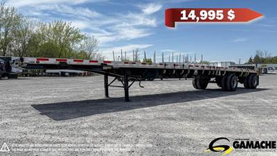 Lode King 48x102 Combination Flatbed Trailer - Hendrickson, Fixed Axle