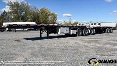 Lode King 60x102 Five Axle Combination Flatbed Trailer - Hendrickson, Fixed Axle